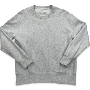 Colorful Standard Organic Cotton Gray Fleece Lined Sweatshirt Top Women's Small